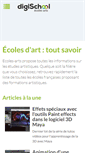 Mobile Screenshot of ecoles-arts.com